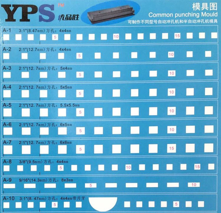 Paper punching mould